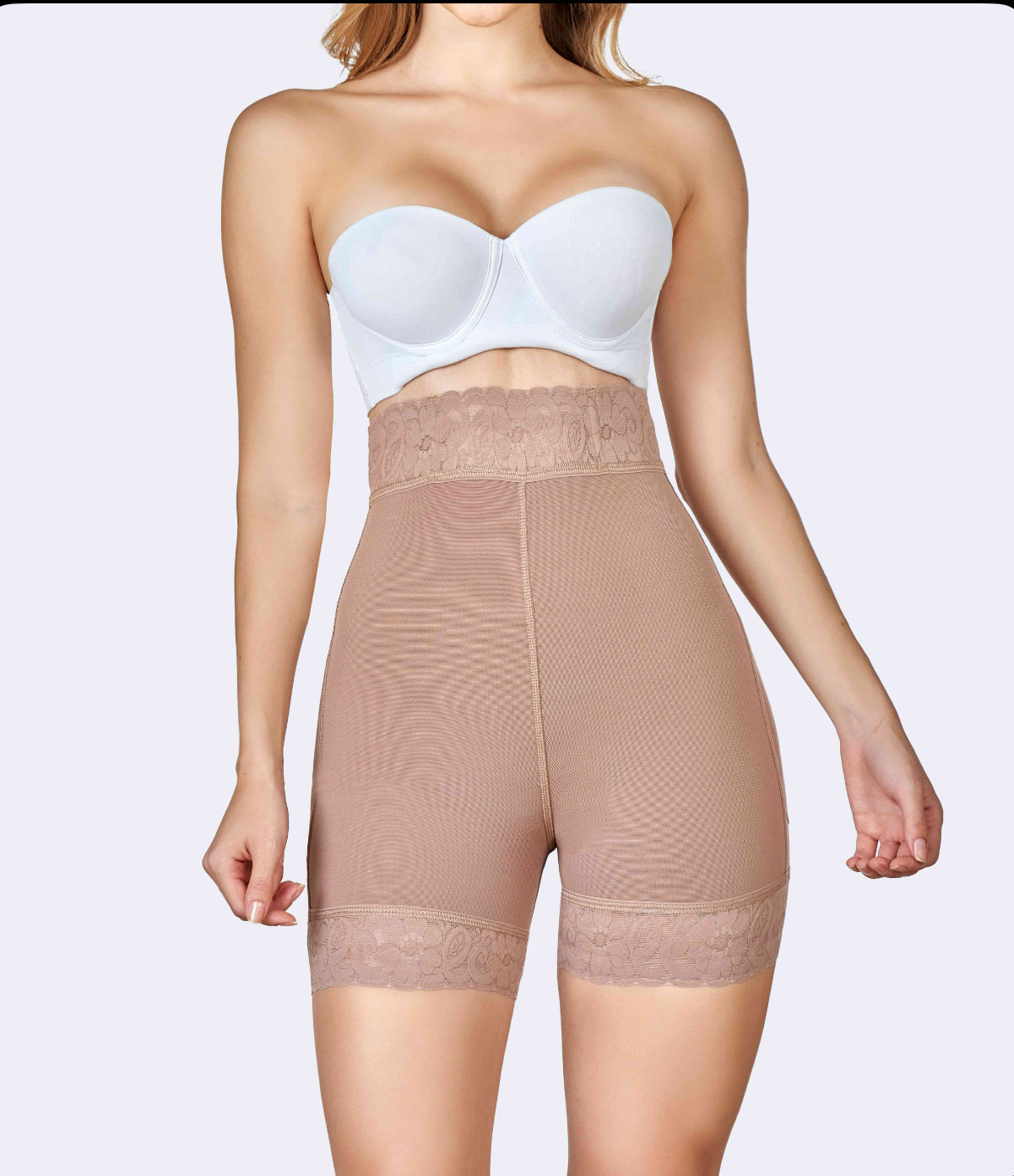 Colombian Butt-Lifting High Waist Shorts without hooks