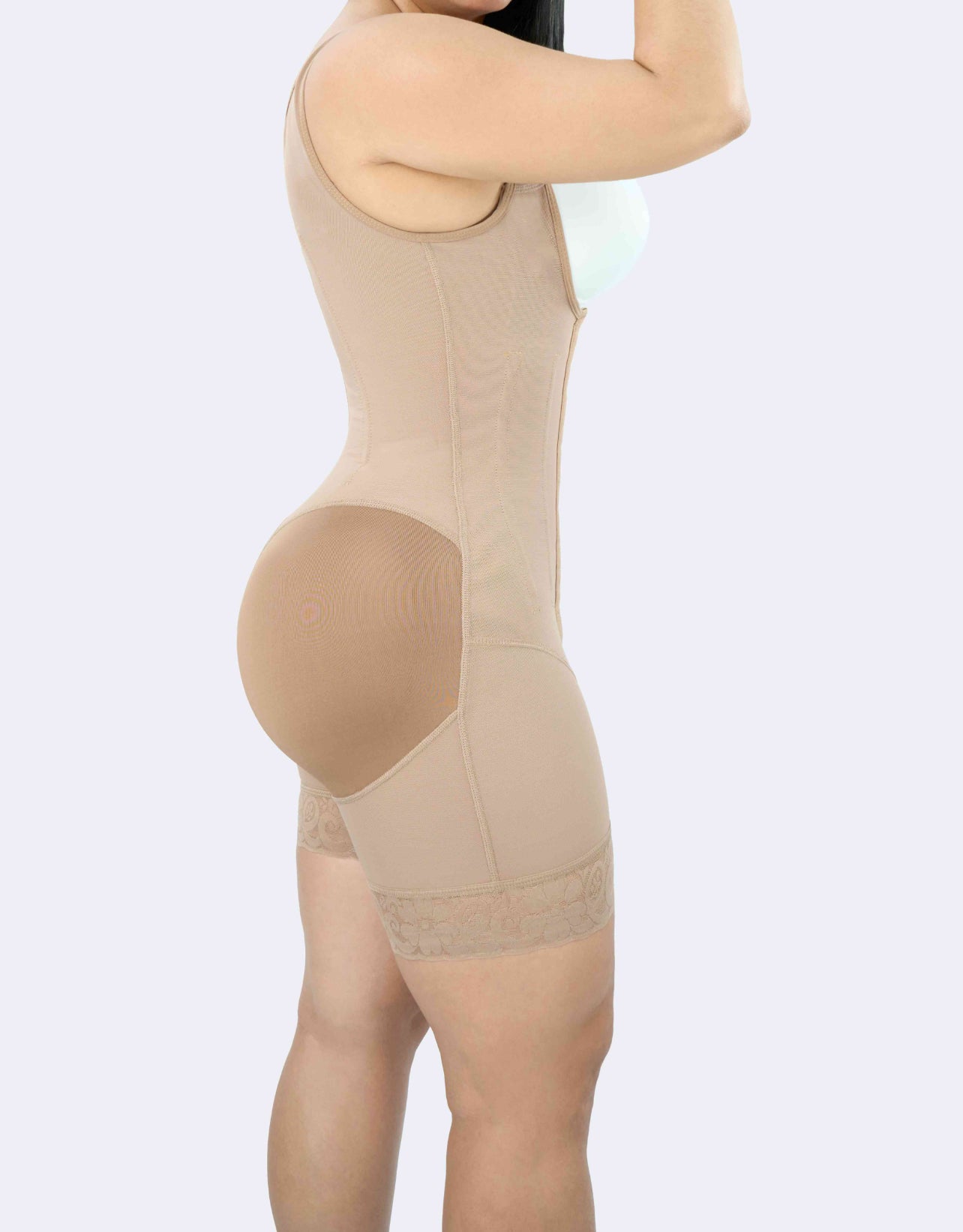 Colombian Mid-Thigh Open Bust Reshaper