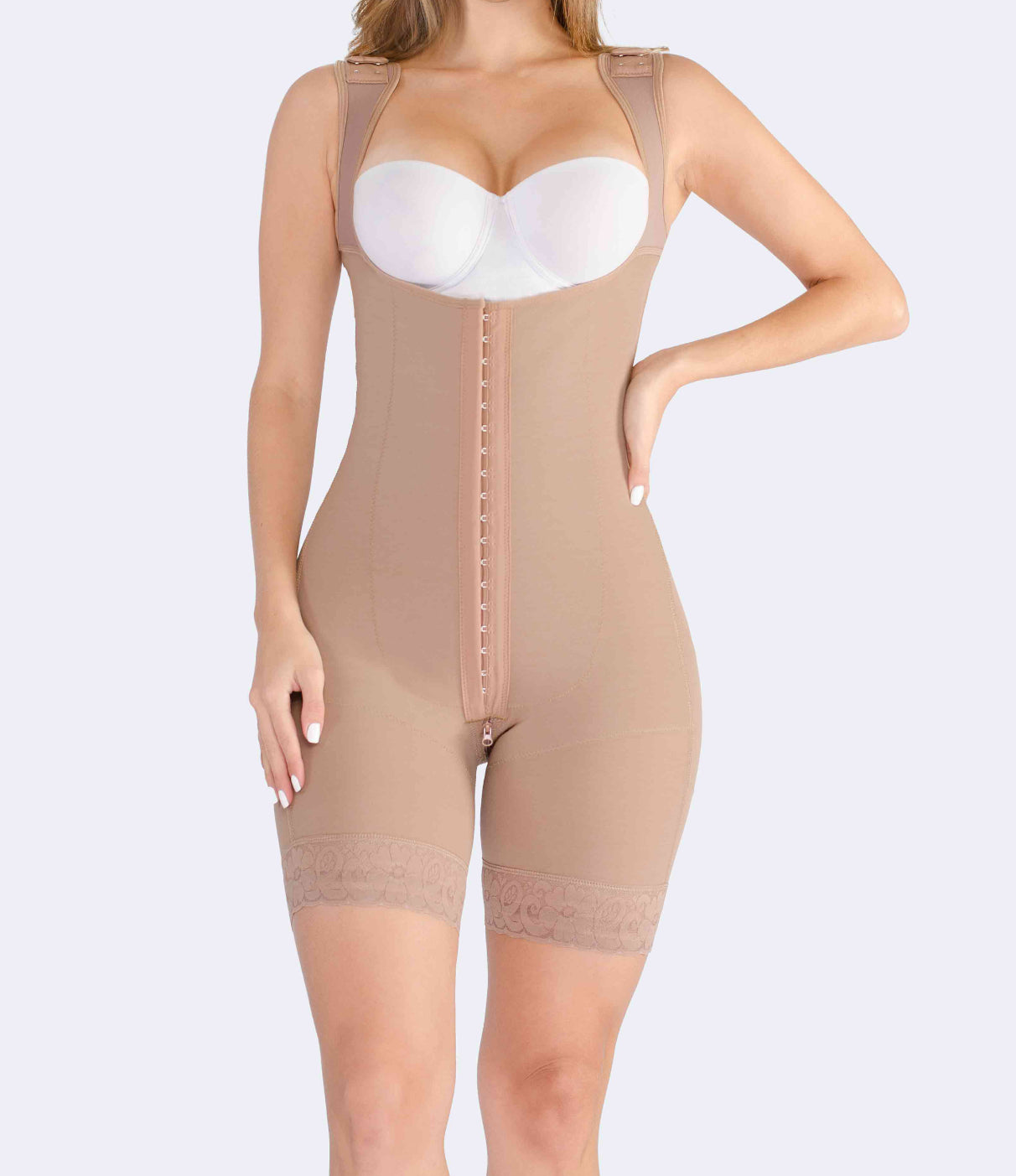 Colombian Seduction Mid-Thigh Open Bust Reshaper