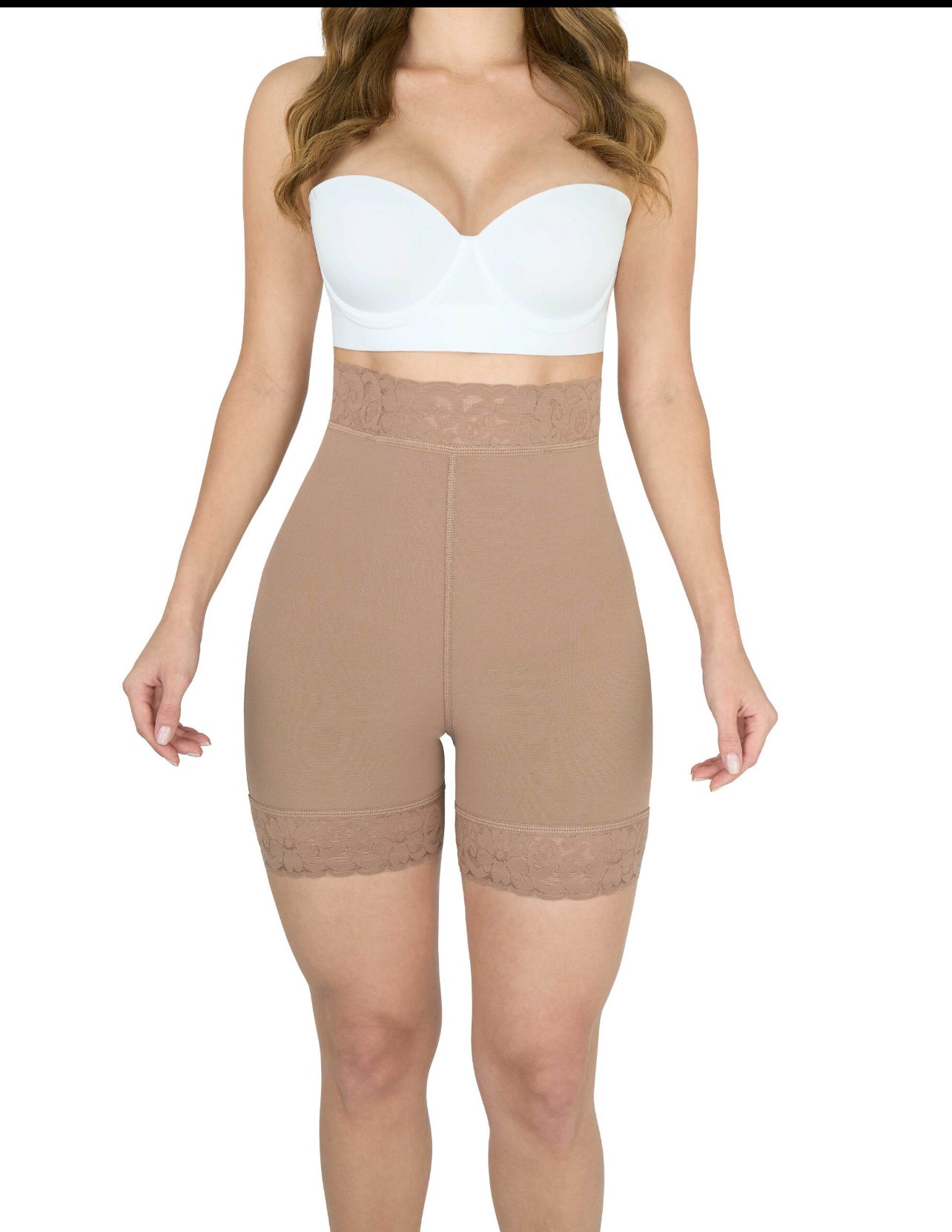 Colombian Butt-Lifting High Waist Shorts without hooks